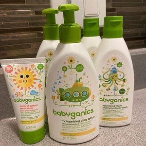 Babyganics Shampoo+BodyWash+Lotion+Sunscreen